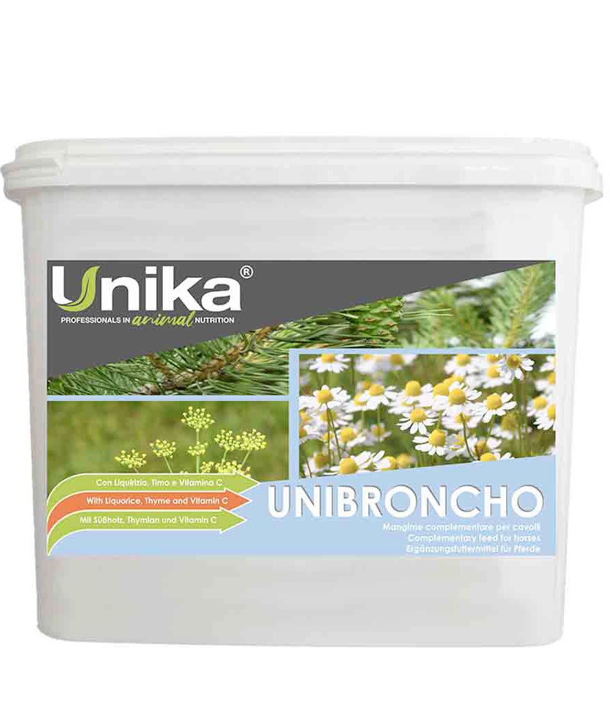 Unibroncho mangime complementare per cavalli destinato a particolari fini nutrizionali utilizzato per apportare importanti quantità di biotina nella dieta del cavallo 3 kg