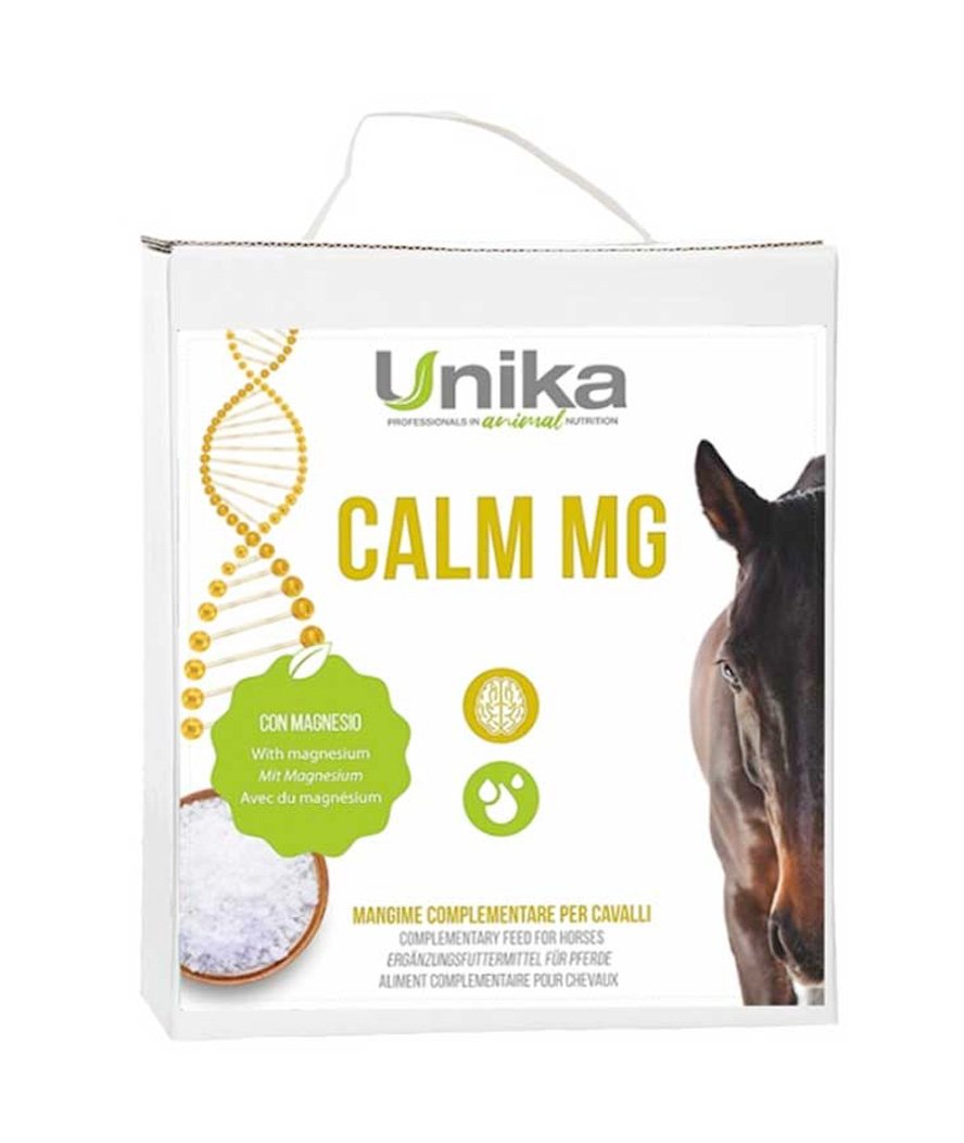 CALM MG mangime complementare a base di magnesio supporta il benessere del cavallo a livello mentale 5kg