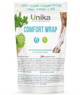 Comfort wrap benda defaticante drenante ed emolliente per gli arti del cavallo