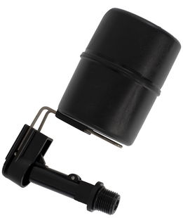 Galleggiante per abbeveratoio a livello costante in plastica ABS con piastra inox e tappo per pulizia