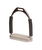 Staffe in acciaio inox snodate e complete di pedane in gomma