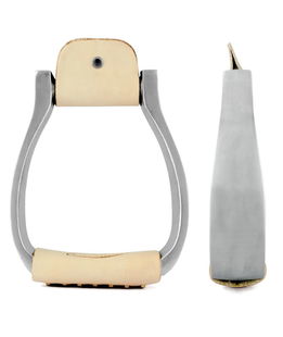 Staffe western cavallo alluminio pedane cuoio