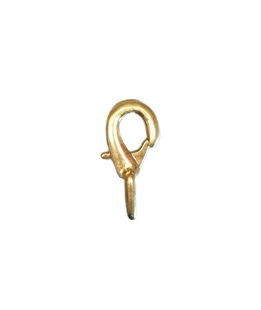 Moschettone in ottone a granchio 2,5 cm