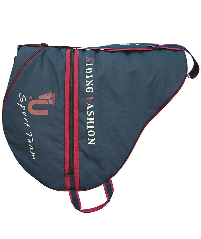 Borsa porta-sella inglese Umbria Sport Team Collection in tessuto imbottito con manici e tracolla