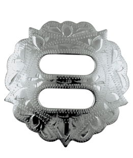 Conchos in metallo satinato con punte per sella Western