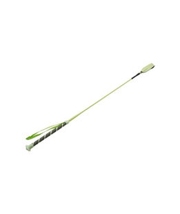Frustino colorato manico grip e con punta di pelle in vernice  lunghezza 65 cm