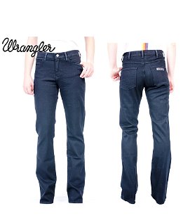 Jeans western Wrangler modello TINA BOOTCUT DARK