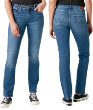Jeans western Wrangler a gamba dritta in denim cotone modello AIR BLUE