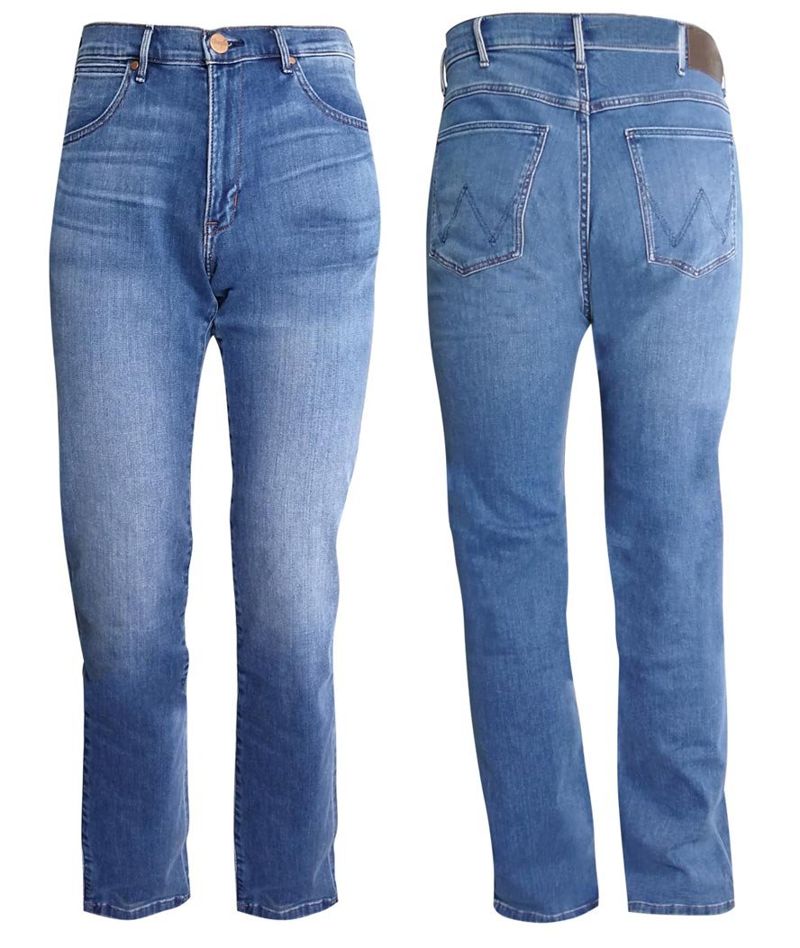 Jeans western da uomo Wrangler modello AURELIA STRAIGHT HIGH RISE