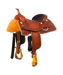 Sella westwood classic cutting/team penning quilted seat border #6