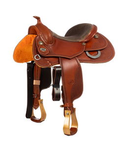 Selle westwood classic reining big butterfly cognac corner basket