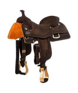 Selle westwood classic working cow hard seat reverse brown #fl6 border #84