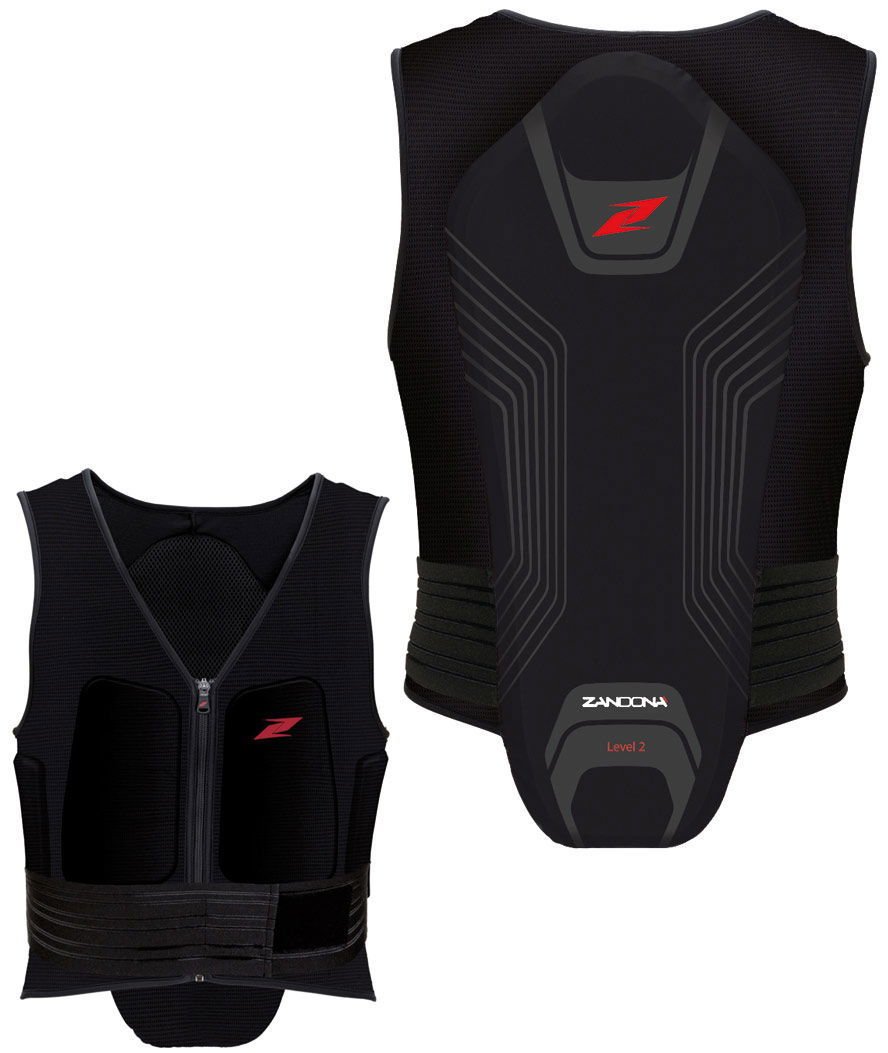 Paraschiena Zandonà bimbo Soft Active Vest Pro KID X7 protezione laterale e frontale con fascia in vita e tessuto traspirante