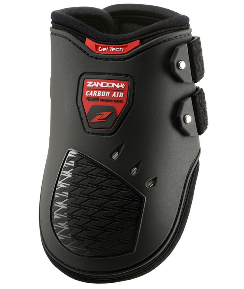 Paranocche Zandonà per cavalli CARBON AIR fetlock con carbonio e chiusura tessuto a strappo