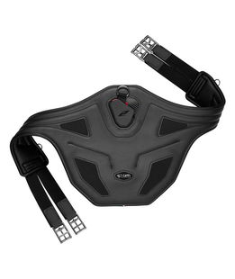 Techno stud girth sottopancia pararamponi in pelle vegana