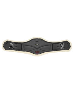 Royal girth techno-fur  sottopancia da Dressage in pelle vegana con rivestimento in lana artificiale