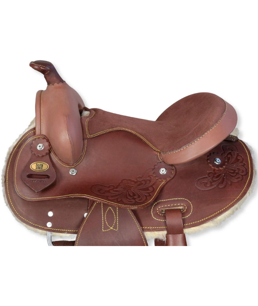 PROMOZIONE Sella western pony modello Wyoming in cuoio liscio 11