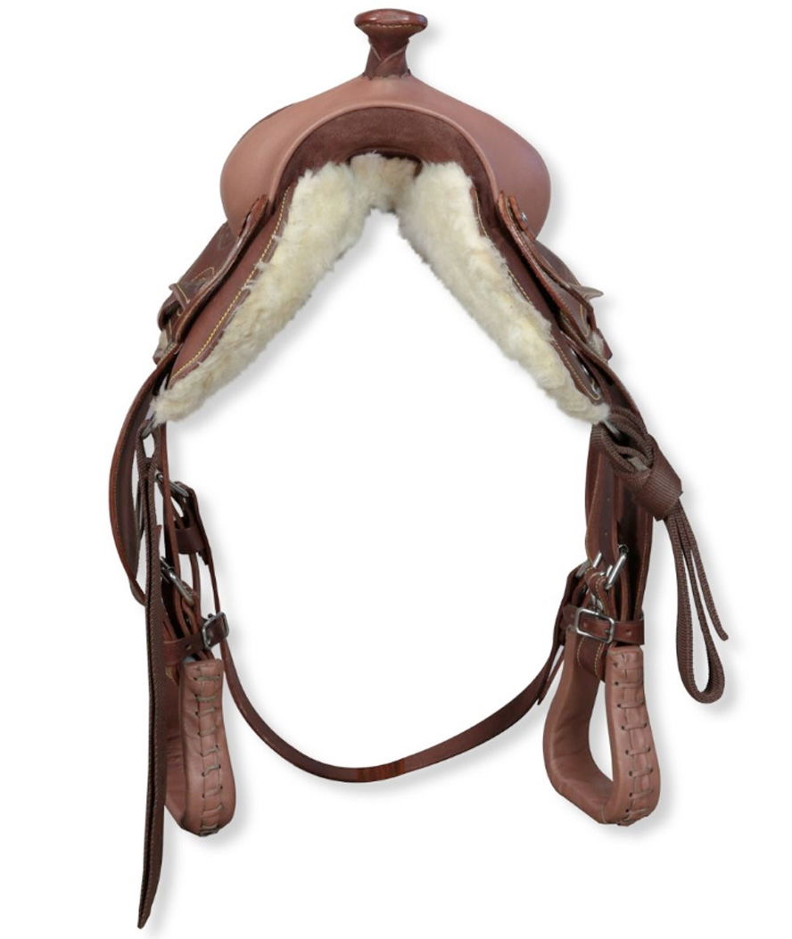 PROMOZIONE Sella western pony modello Wyoming in cuoio liscio - foto 5