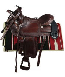 Sella western da pleasure Laredo in cuoio basket completa di sottosella Briglia Pettorale e Sottopancia</div></noscript>
</div>
</div>
<script type=