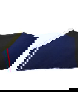 Coperta in pile modello Fluffie Italia con i colori della bandiera italiana