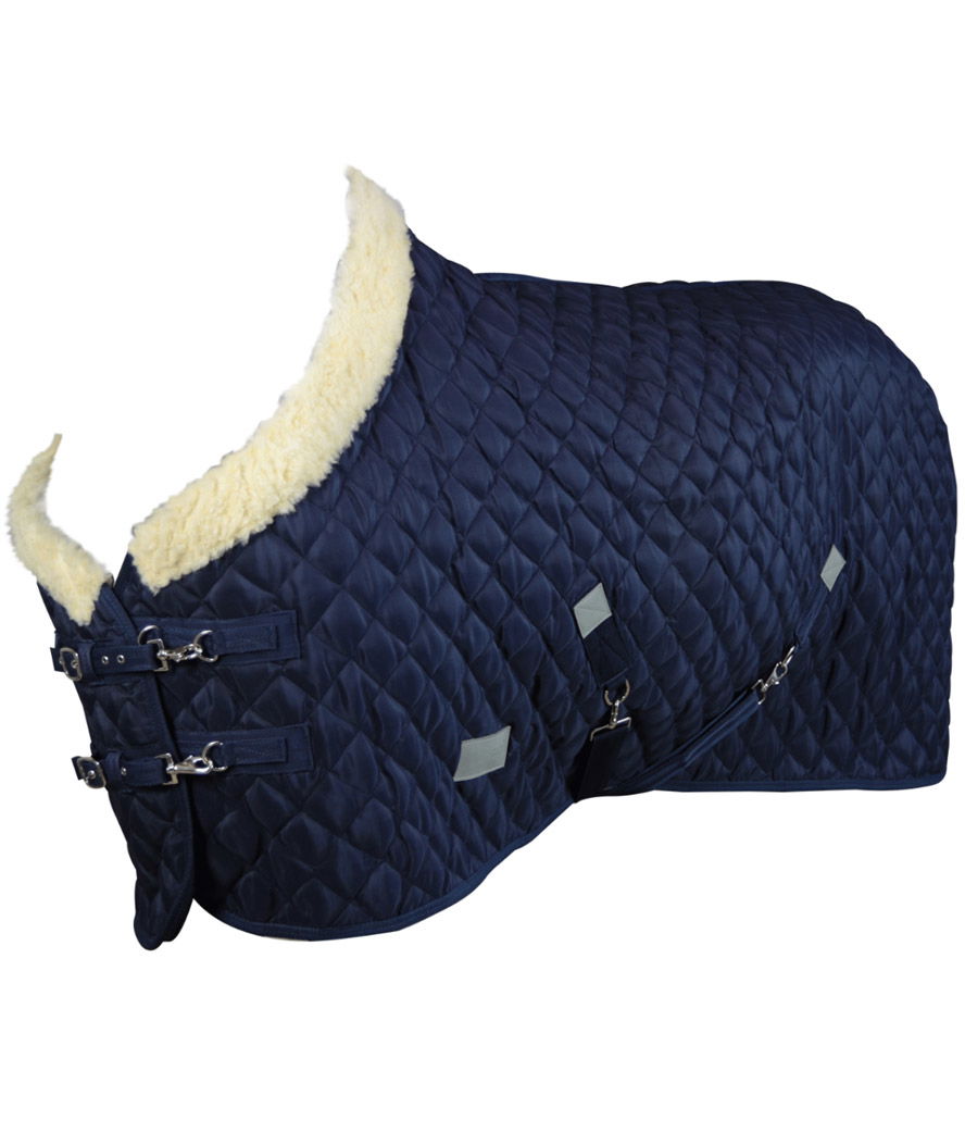 Coperta da box imbottita 400g e tessuto esterno 1200 denari modello Horses Quazar  - foto 1