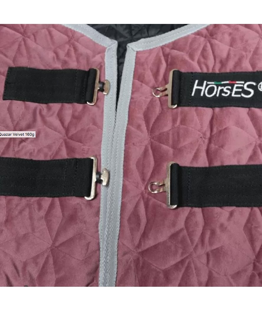 Coperta da box per cavalli modello Horses Quazar Velvet imbottitura 160 g - foto 5