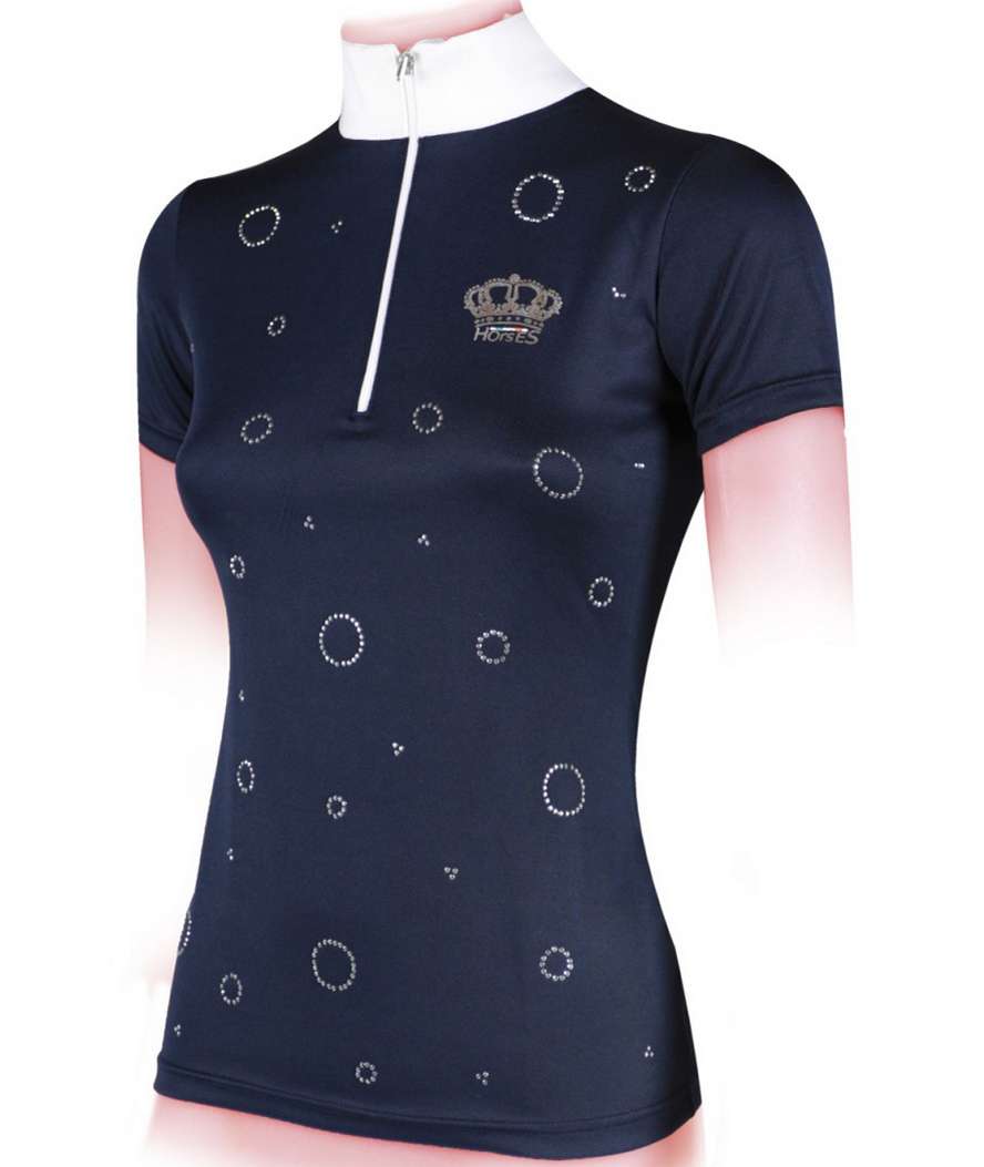 T-Shirt da donna con inserti in brillantini modello Monique - foto 7