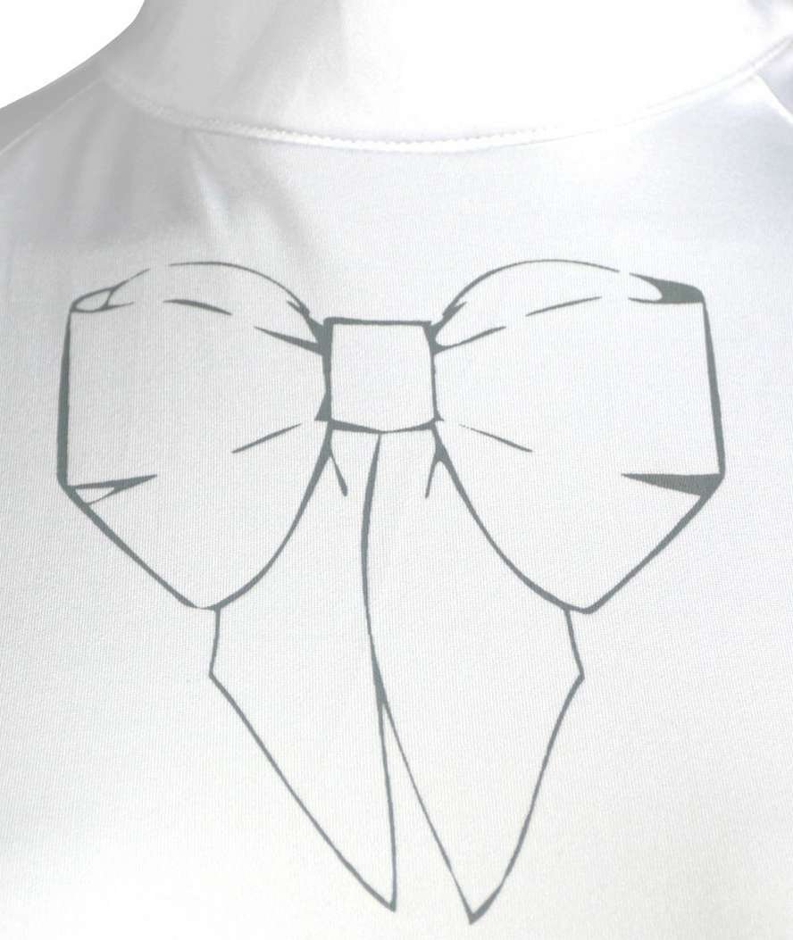 T-Shirt da gara con fiocco stampato modello Bow - foto 1