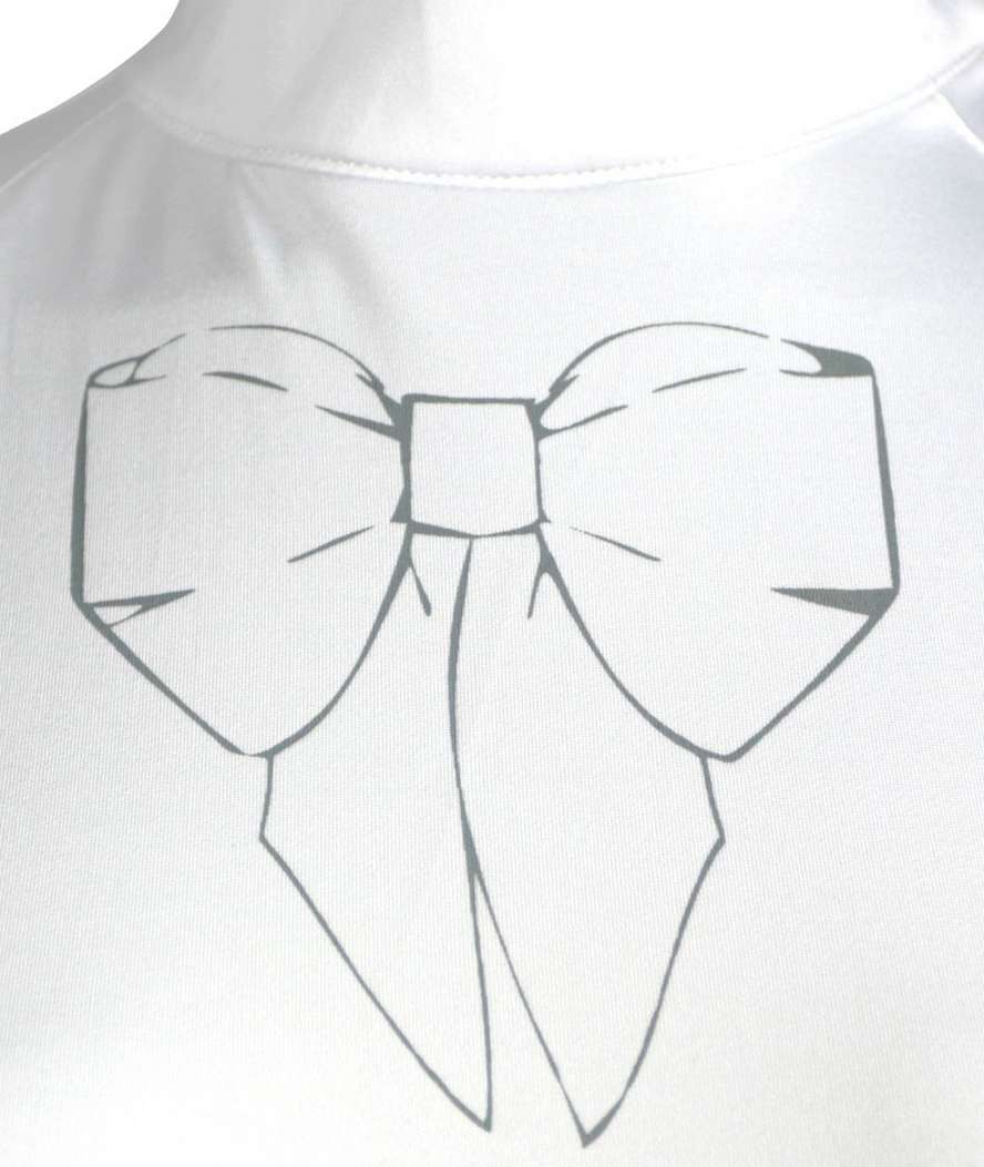 T-Shirt da gara con fiocco stampato modello Bow - foto 1