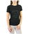 T-shirt equitazione donna con stampa glitter