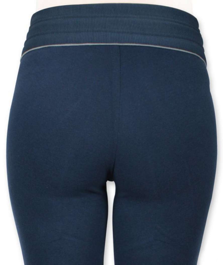 Pantaloni donna bicolor elasticizzati modello Pul - foto 3