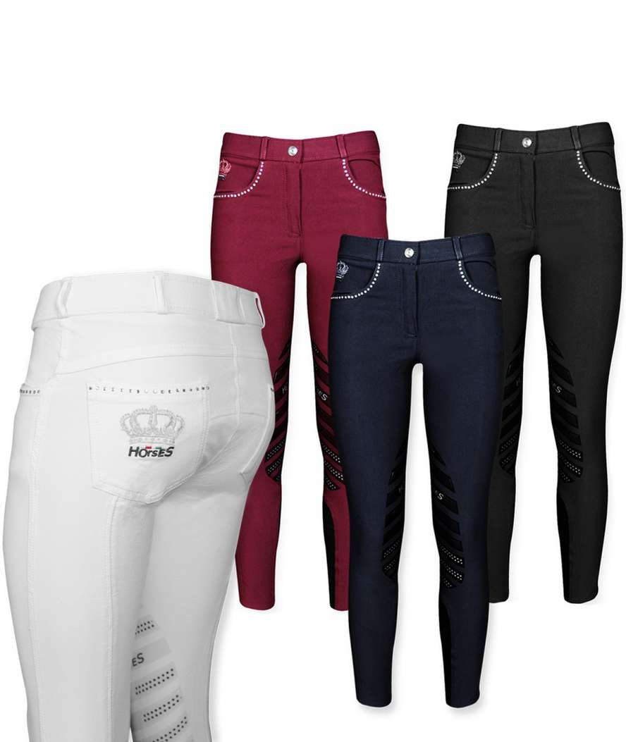 Pantaloni da donna con grip al ginocchio modello Queen