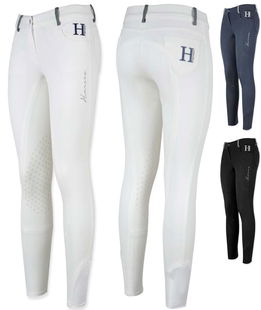 Pantaloni donna equitazione tessuto tecnico lycra