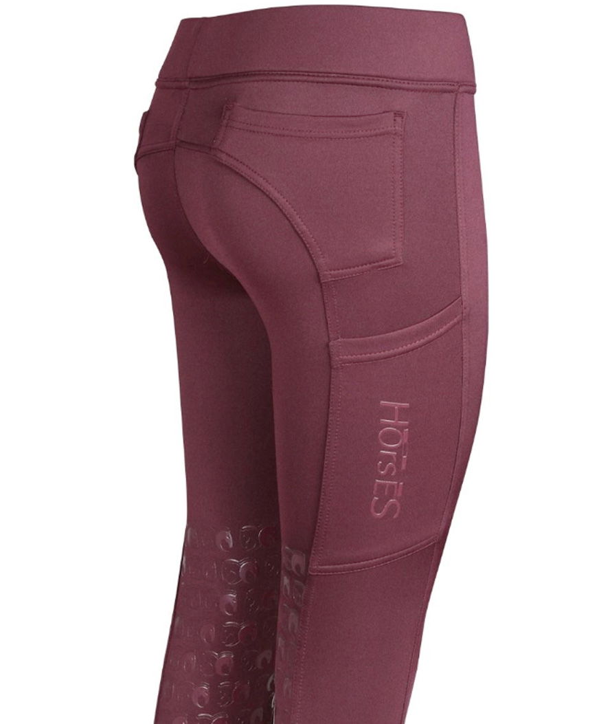 Leggings da equitazione modello Charlene con fascia elastica in vita per donna - foto 1