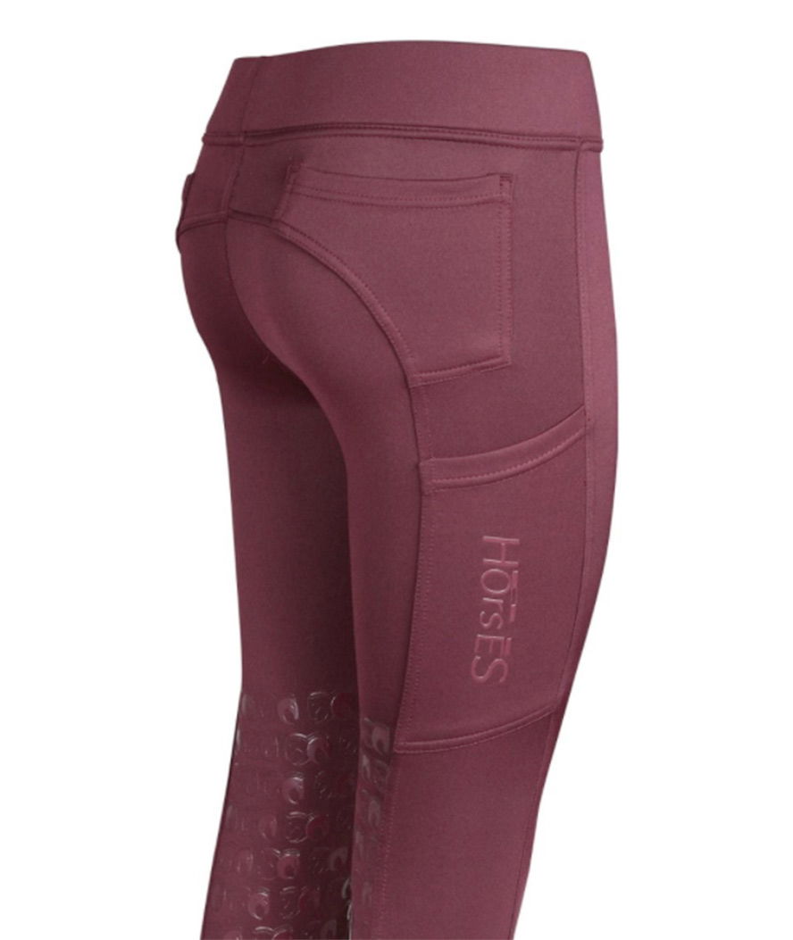 Leggings da equitazione modello Charlene con fascia elastica in vita per donna - foto 3