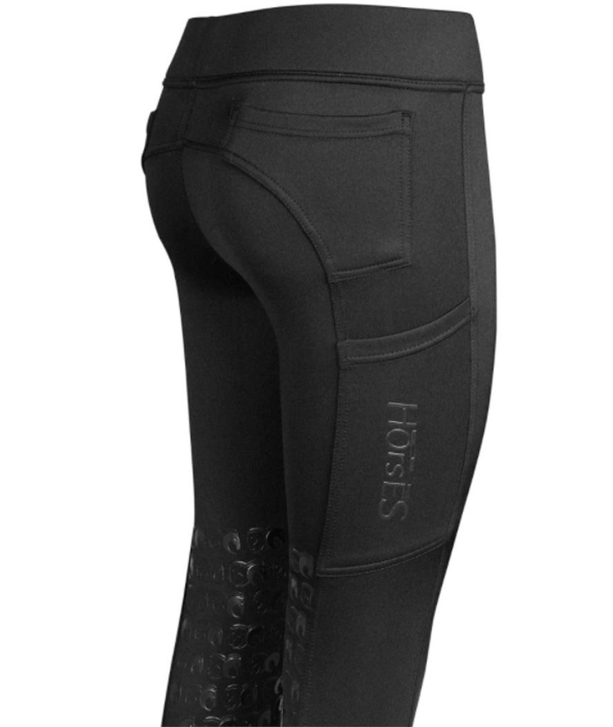 Leggings da equitazione modello Charlene con fascia elastica in vita per donna - foto 4