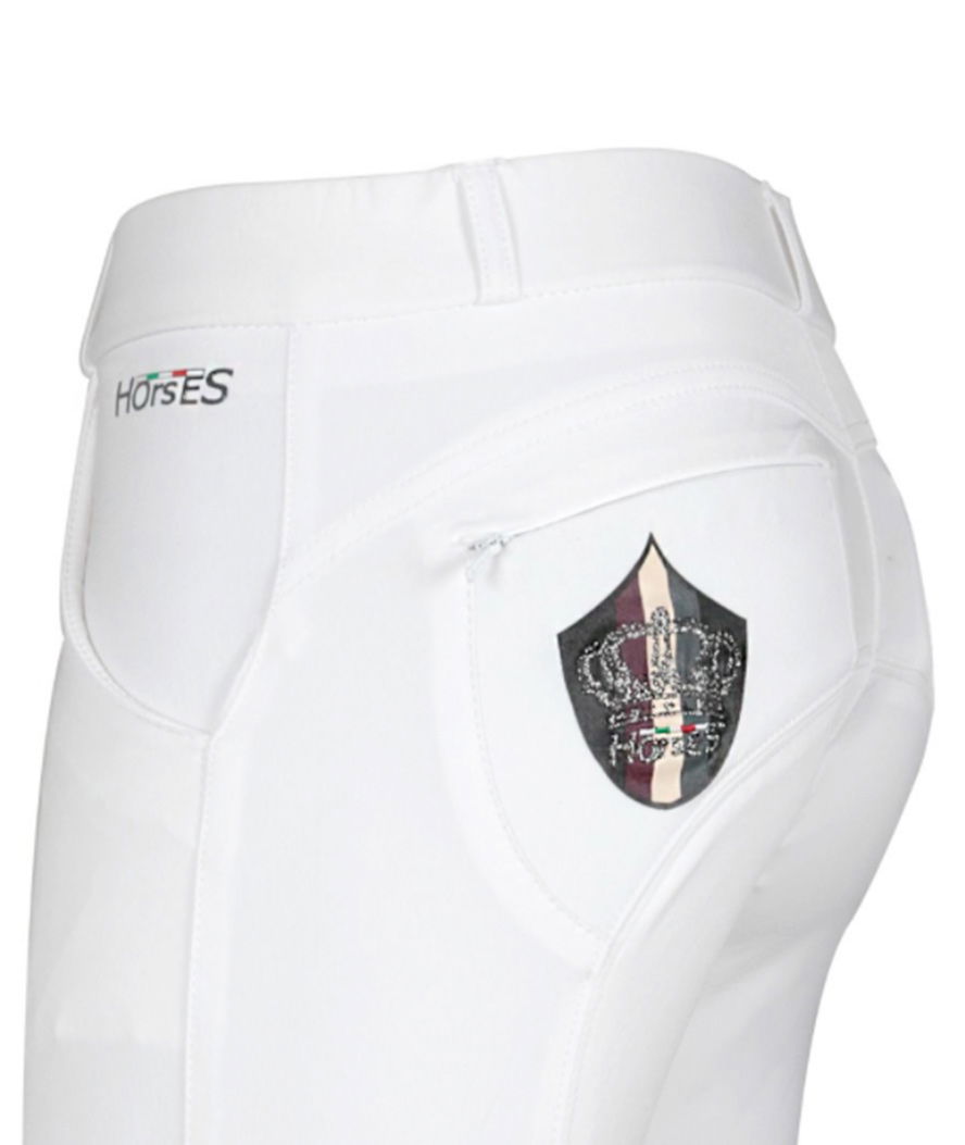 Pantaloni da equitazione per donna Horses modello Crown Pro - foto 4