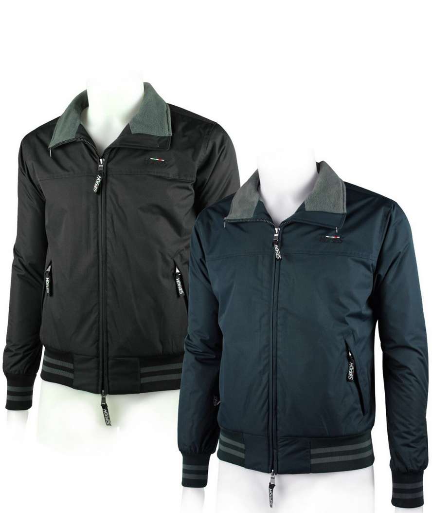 Bomber equitazione unisex modello Europa in tessuto resistente foderato ed impermeabile