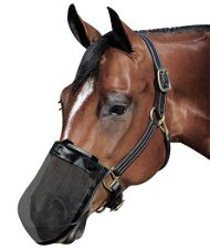Maschera antimosche per il naso del cavallo a strappo modello Nose Guard