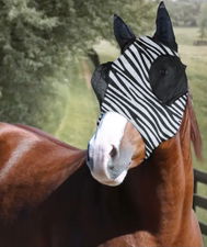 Maschera antimosche horses zebra