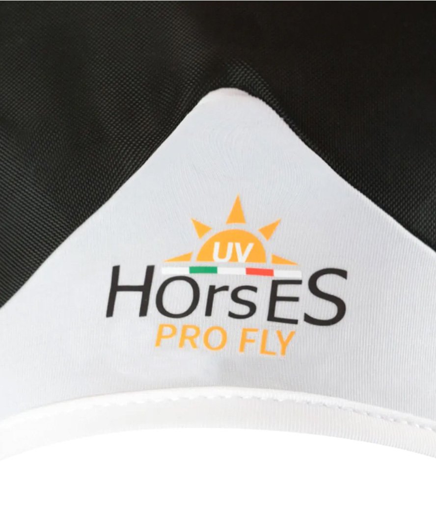 Maschera antimosche in tessuto elasticizzato e rete sottile Horses Pro Fly per cavalli - foto 3
