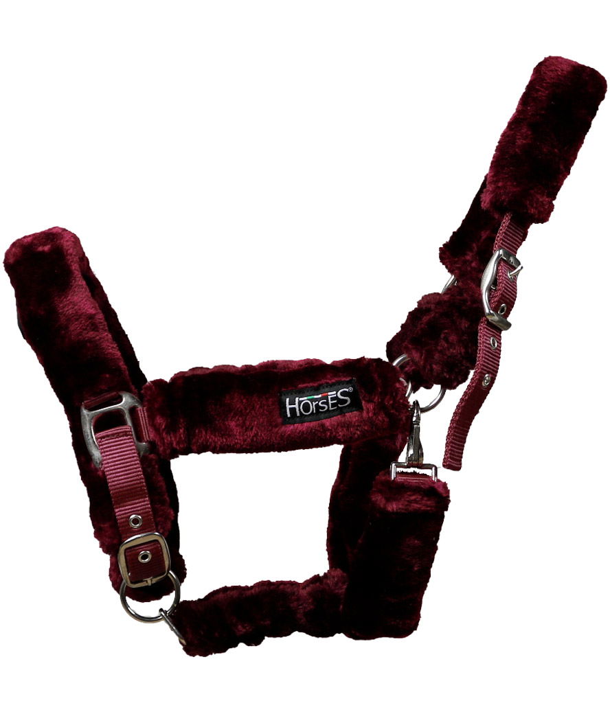 Cavezza in nylon Horses Soft Fluffi con rivestimento in morbido pelo - foto 3