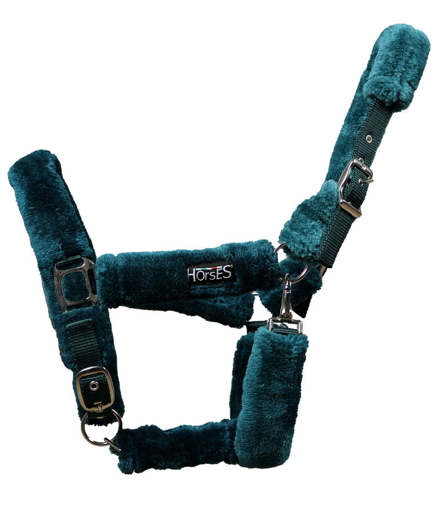 Cavezza in nylon Horses Soft Fluffi con rivestimento in morbido pelo - foto 4