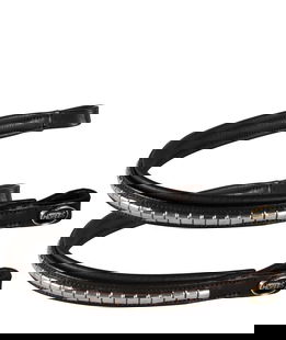 Frontalino Cuoio Silver Clincher Horses