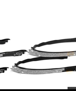 Frontalino Horses White Strass