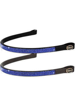 Frontalino Horses Blue Strass