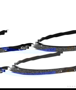 Frontalino Horses Blue Strass