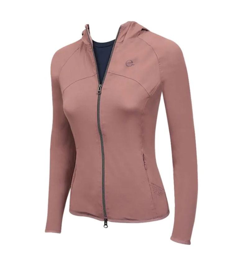 Felpa equitazione donna in Softshell modello Tessa con zip e cappuccio - foto 1