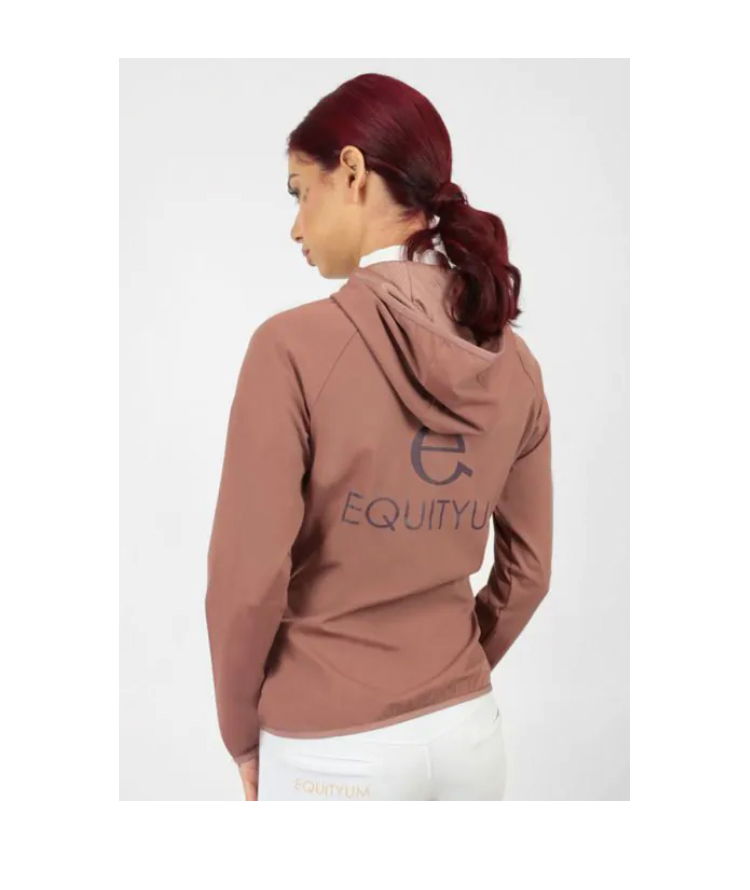 Felpa equitazione donna in Softshell modello Tessa con zip e cappuccio - foto 8