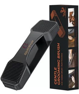 Striglia per cavalli Gentle Grooming rimuove il pelo morto e lo sporco senza irritare